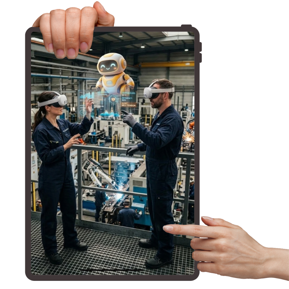 Experiência imersiva com inteligência artificial e interação adaptativa