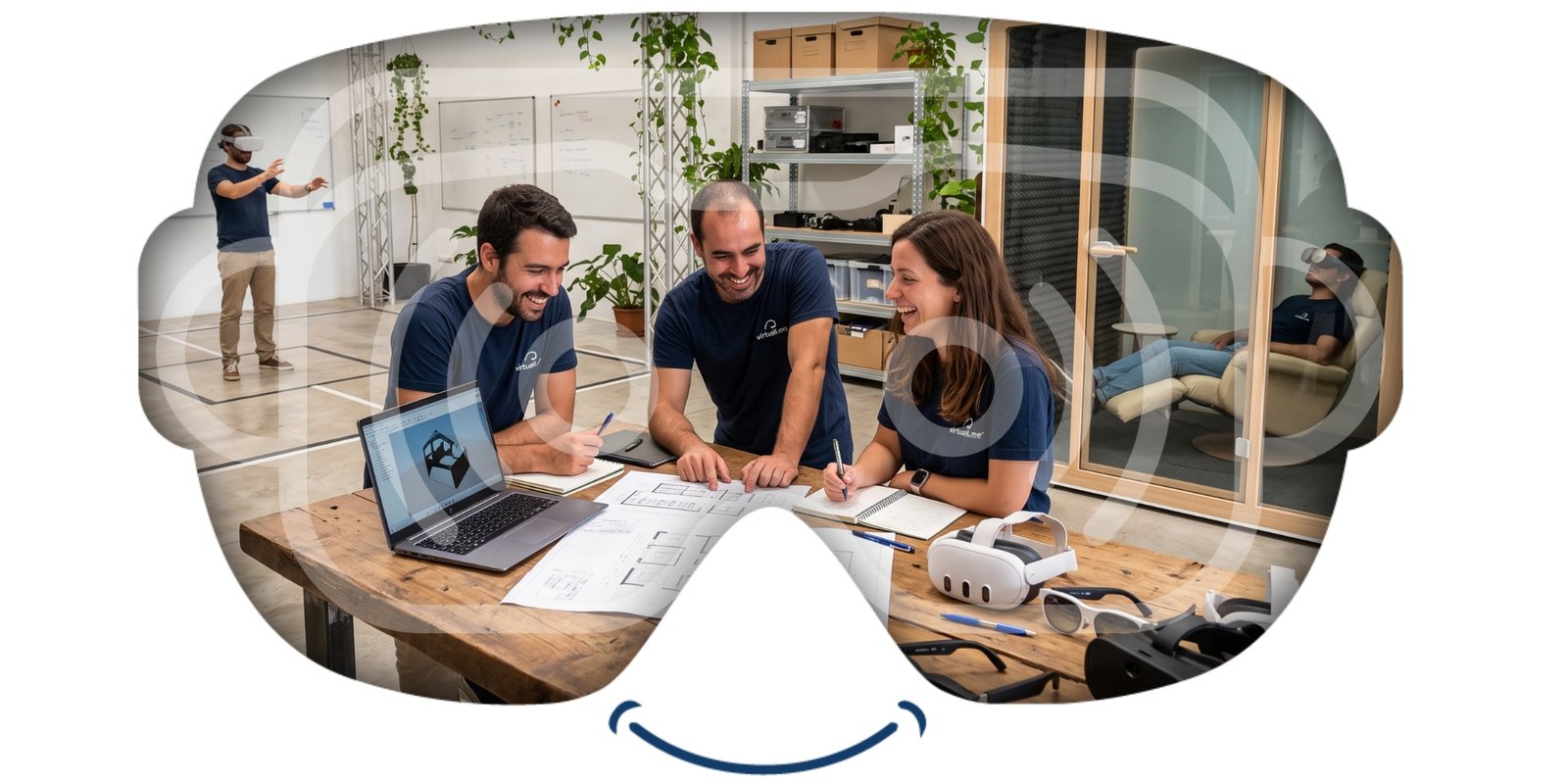 Equipa VirtuALL.me dedicada a tecnologias imersivas e inteligência artificial VirtuALL.me empresa portuguesa de tecnologias imersivas Investigação desenvolvimento e aplicação de tecnologias XR Colaboração entre tecnologia investigação e mercado na VirtuALL.me Ecossistema de parceiros tecnológicos e científicos da VirtuALL.me