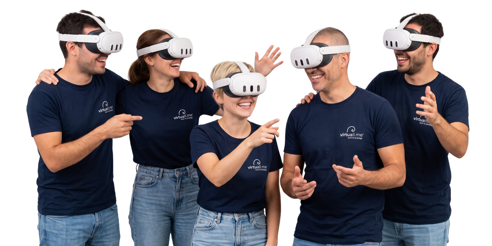 Equipa VirtuALL.me dedicada a tecnologias imersivas e inteligência artificial VirtuALL.me empresa portuguesa de tecnologias imersivas Investigação desenvolvimento e aplicação de tecnologias XR Colaboração entre tecnologia investigação e mercado na VirtuALL.me Ecossistema de parceiros tecnológicos e científicos da VirtuALL.me