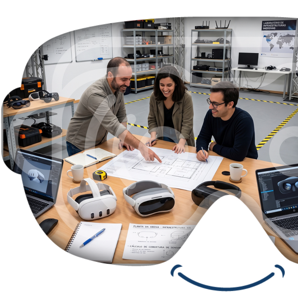 Discovery Soluções imersivas VirtuALL.me para formação, simulação, engenharia e interação Pilot Piloto funcional para testar e validar uma solução imersiva Implementation Implementação de solução XR preparada para utilização em contexto real Managed Service Operação suporte e manutenção continuada de soluções imersivas Evolution Evolução de soluções XR com novos cenários funcionalidades e integrações Fast Track Aproveitamento de CAD BIM e modelos 3D existentes para acelerar projetos XR Desenvolvimento Avançado Desenvolvimento personalizado com IA avaliação simulação e interação avançada