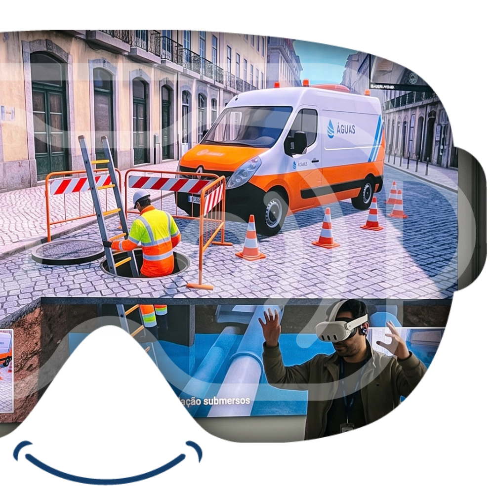 Formação e simulação em realidade virtual para equipas e procedimentos técnicos