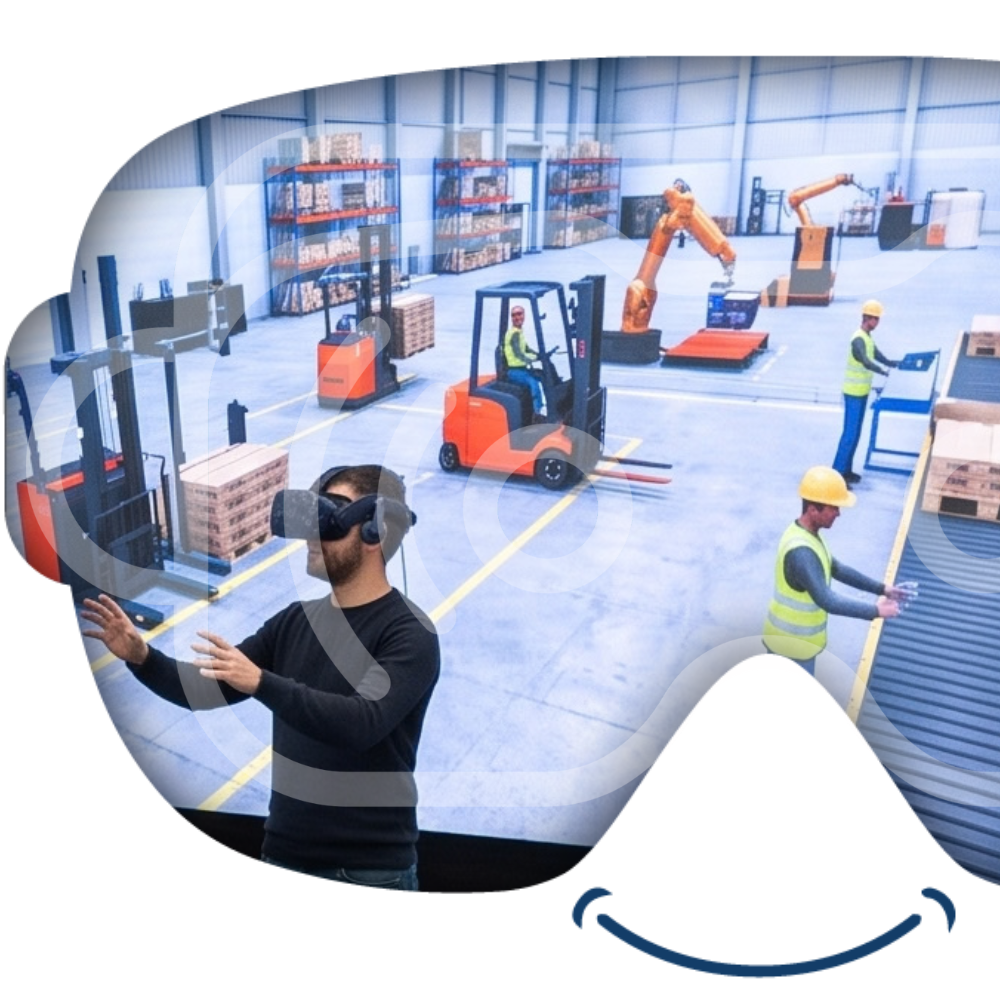 Formação e simulação em realidade virtual para equipas e procedimentos técnicos