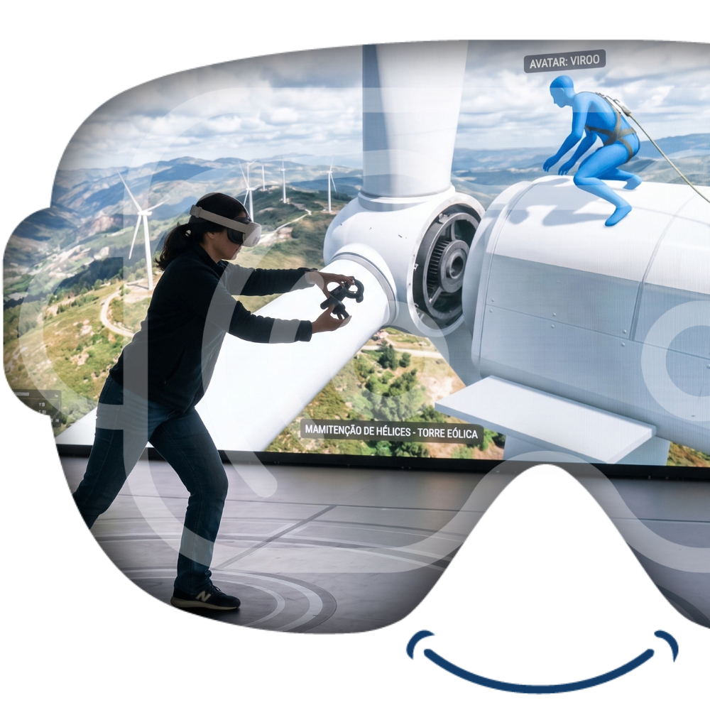 Discovery Soluções imersivas VirtuALL.me para formação, simulação, engenharia e interação Pilot Piloto funcional para testar e validar uma solução imersiva Implementation Implementação de solução XR preparada para utilização em contexto real Managed Service Operação suporte e manutenção continuada de soluções imersivas Evolution Evolução de soluções XR com novos cenários funcionalidades e integrações Fast Track Aproveitamento de CAD BIM e modelos 3D existentes para acelerar projetos XR Desenvolvimento Avançado Desenvolvimento personalizado com IA avaliação simulação e interação avançada